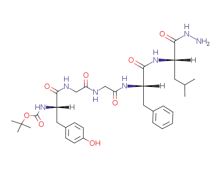 Boc-Tyr-Gly-Gly-Phe-Leu-NHNH<sub>2</sub>
