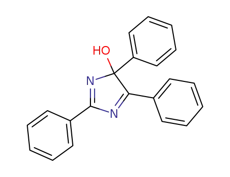 Molecular Structure of 102241-25-8 (2,4,5-triphenyl-4-hydroxy-4H-imidazole)
