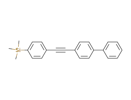 1-[(p-trimethylsilyl)phenyl]-2-(4-biphenylyl)acetylene