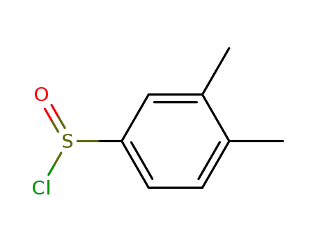 Molecular Structure of 153261-72-4 (Benzenesulfinyl chloride, 3,4-dimethyl-)