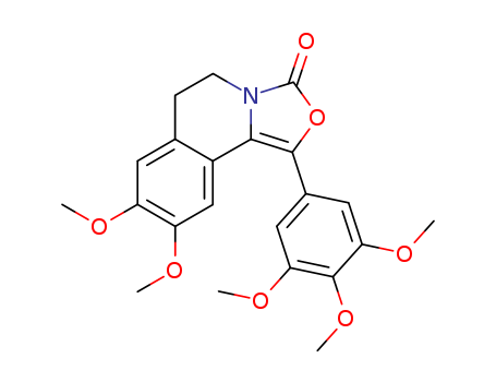 3H-OXAZOLO[4,3-A]ISOQUINOLIN-3-ONE,5,6-DIHYDRO-8,9-DIMETHOXY-1-(3,4,5-TRIMETHOXYPHENYL)-
