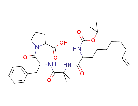 1-{2-[2-(2-tert-Butoxycarbonylamino-dec-9-enoylamino)-2-methyl-propionylamino]-3-phenyl-propionyl}-pyrrolidine-2-carboxylic acid