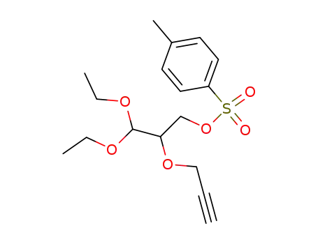 Molecular Structure of 118227-73-9 ((+/-)-<3,3-Diethoxy-2-(2-propinyloxy)propyl>-p-toluolsulfonat)