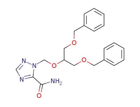 2-(2-Benzyloxy-1-benzyloxymethyl-ethoxymethyl)-2H-[1,2,4]triazole-3-carboxylic acid amide