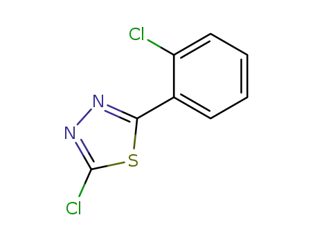Molecular Structure of 36894-93-6 (2-chloro-5-(2-chlorophenyl)-1,3,4-thiadiazole)