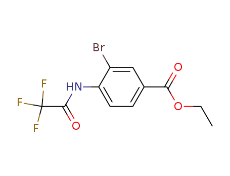 ethyl 3-bromo-4-trifluoroacetamidobenzoate