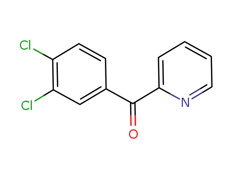Molecular Structure of 95898-75-2 (2-(3,4-DICHLOROBENZOYL)PYRIDINE)