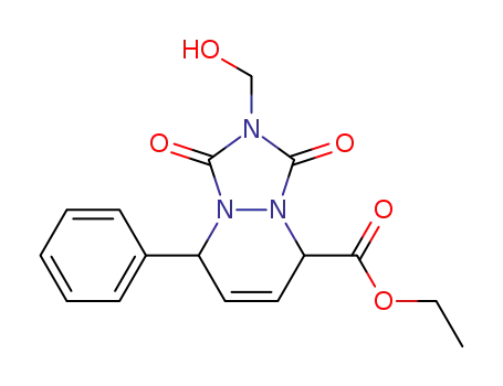 ethyl 2-hydroxymethyl-2,3,5,8-tetrahydro-1,3-dioxo-8-phenyl-1H-1,2,4-triazolo[1,2-a]pyridazine-5-carboxylate