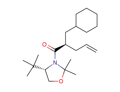 (R)-1-((S)-4-tert-Butyl-2,2-dimethyl-oxazolidin-3-yl)-2-cyclohexylmethyl-pent-4-en-1-one