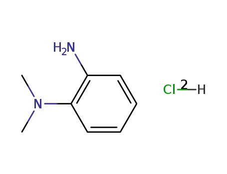 Molecular Structure of 62654-07-3 (N,N-Dimethyl-o-phenylenediamine dihydrochloride)