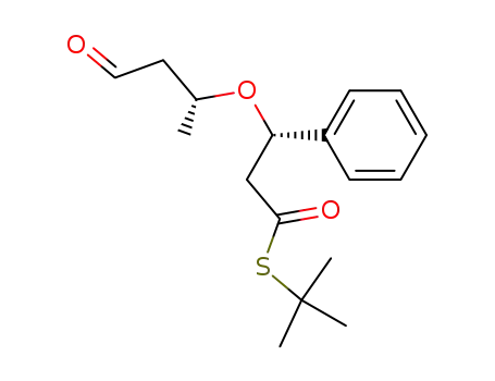 (S)-3-((R)-1-Methyl-3-oxo-propoxy)-3-phenyl-thiopropionic acid S-tert-butyl ester