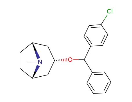 Molecular Structure of 5627-46-3 (Clobenztropine)