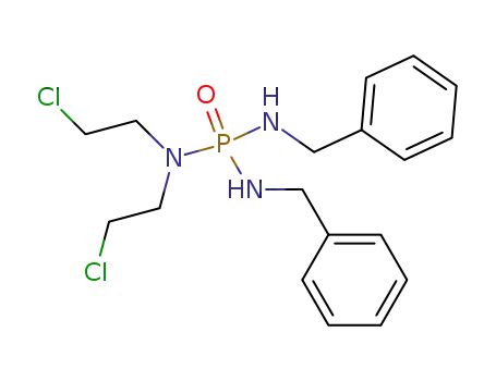Molecular Structure of 256496-40-9 (N,N-bis(2-chloroethyl)-N',N-dibenzylphosphoric triamide)