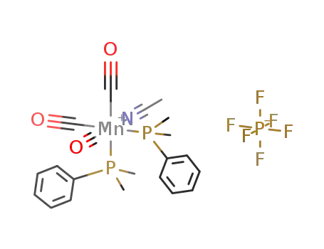 fac-{(OC)3Mn(NCMe)(PMe<sub>2</sub>Ph)2}PF<sub>6</sub>
