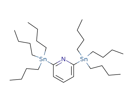 Molecular Structure of 163630-07-7 (2,6-Bis(tributylstannyl)pyridine)