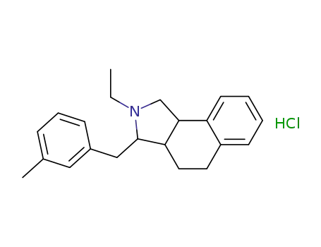 1H-Benz[e]isoindole,
2-ethyl-2,3,3a,4,5,9b-hexahydro-3-[(3-methylphenyl)methyl]-,
hydrochloride