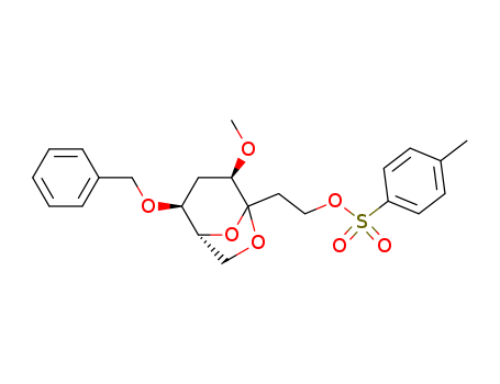 3,8-ANHYDRO-2,5-DIDEOXY-4-O-METHYL-6-O-BENZYL-SS-D-RIBO-3-OCTULOPYRANOSE 4-METHYLBENZENESULFONATE