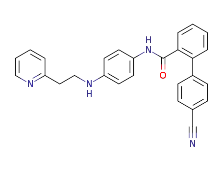 4'-cyano-N-(4-{[2-(2-pyridinyl)ethyl]amino}phenyl)-1,1'-biphenyl-2-carboxamide