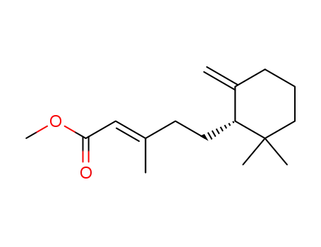 (E)-5-((S)-2,2-Dimethyl-6-methylene-cyclohexyl)-3-methyl-pent-2-enoic acid methyl ester
