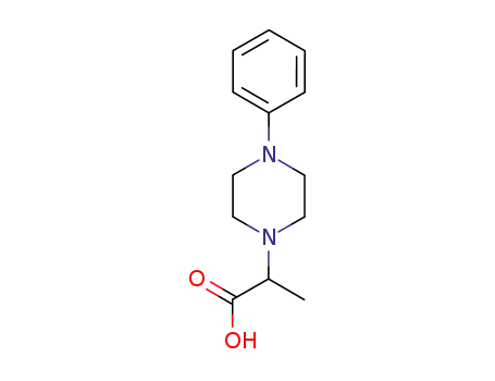Molecular Structure of 856929-62-9 (2-(4-phenylpiperazin-1-yl)propanoic acid)