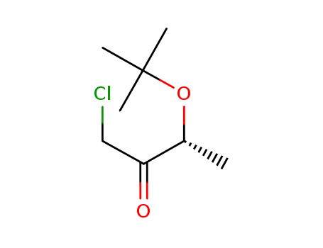 Molecular Structure of 832152-02-0 (2-Butanone, 1-chloro-3-(1,1-dimethylethoxy)-, (3R)-)