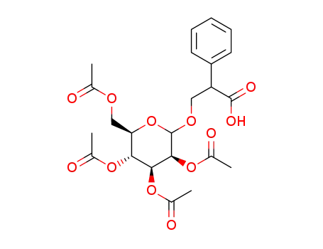 2,3,4,6-Tetra-O-acetyl-1-O-(1-phenyl-1-carboxy-eth-2-yl)-mannopyranose