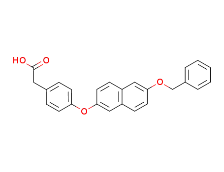 4-(6-benzyloxy-2-naphthoxy)phenylacetic acid