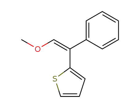 Thiophene, 2-(2-methoxy-1-phenylethenyl)-