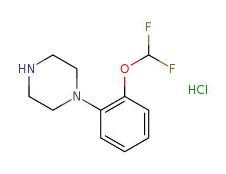 1-[2-(difluoromethoxy)phenyl]piperazine hydrochloride