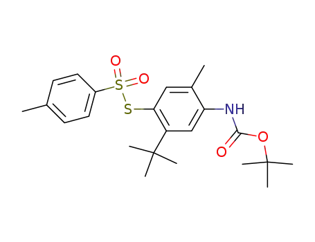Toluene-4-thiosulfonic acid S-(4-tert-butoxycarbonylamino-2-tert-butyl-5-methylphenyl) ester