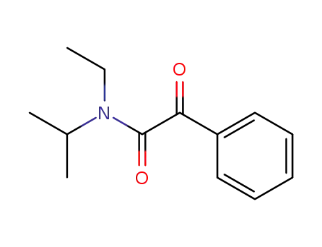 Molecular Structure of 171414-28-1 (N-Ethyl-N-isopropyl-2-oxo-2-phenyl-acetamide)