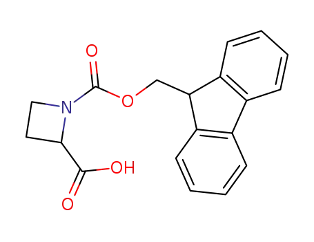 Molecular Structure of 184763-07-3 (1-FMoc-2-azetidinecarboxylic acid)