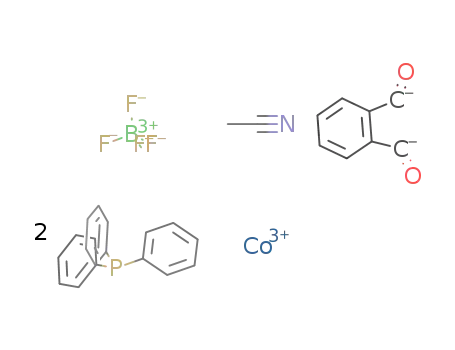 [Co(PPh<sub>3</sub>)2(MeCN)(C<sub>8</sub>H<sub>4</sub>O<sub>2</sub>)]BF<sub>4</sub>