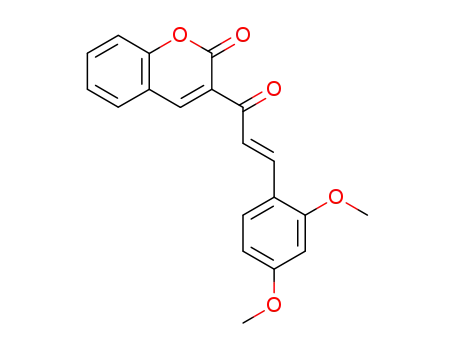 Molecular Structure of 1310061-93-8 (3-[3-(2,4-dimethoxyphenyl)acryloyl]-2H-chromen-2-one)