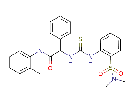 N-(2,6-dimethylphenyl)-2-[3-(2-N,N-dimethylaminosulfonylphenyl)-thioureido]-2-phenylacetamide