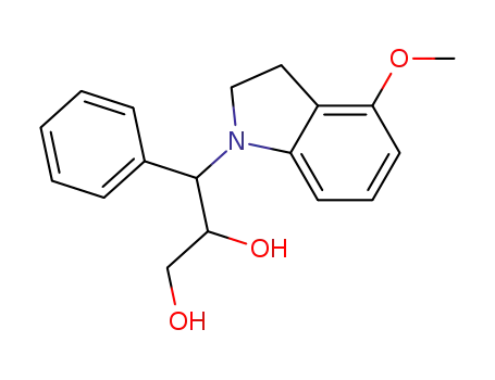 2-Hydroxy-3-(4-methoxyindolin-1-yl)-3-phenylpropanol