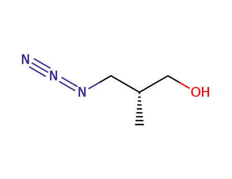 Molecular Structure of 245125-87-5 ((2R)-3-Azido-2-methyl-1-propanol)