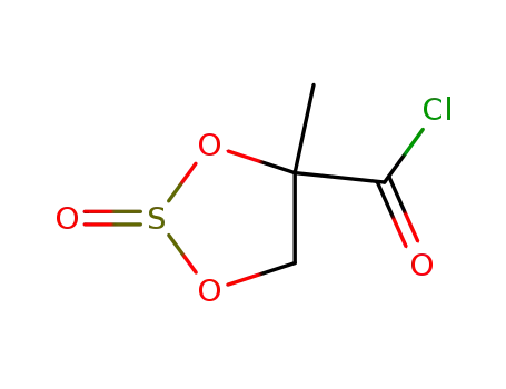 1,3,2-Dioxathiolane-4-carbonyl chloride, 4-methyl-, 2-oxide