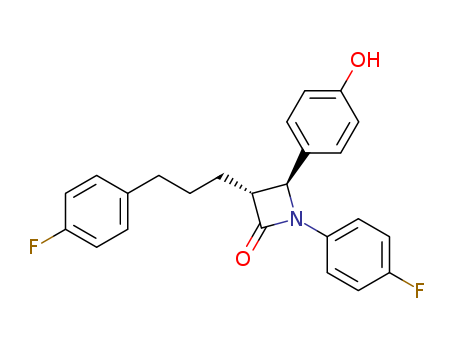 (3R,4S)-1-(4-fluorophenyl)-3-(3-(4-fluorophenyl)propyl)-4-(4-hydroxyphenyl)azetidin-2-one