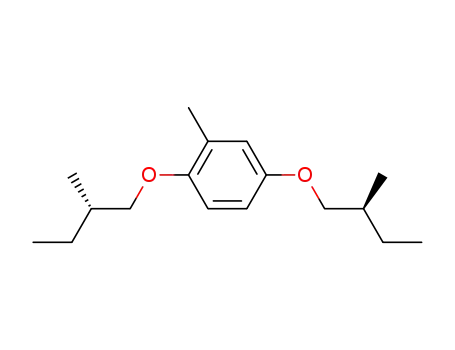 Molecular Structure of 312702-75-3 (1,4-Bis[(S)-2-methylbutoxy]-2-methylbenzene)