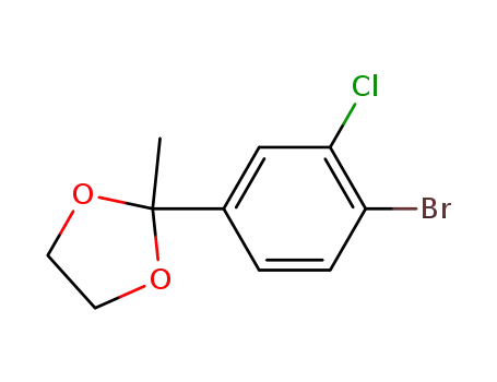 2-(4-bromo-3-chlorophenyl)-2-methyl-1,3-dioxolane