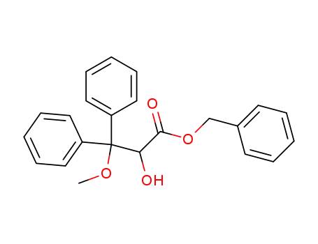 benzyl 2-hydroxy-3-methoxy-3,3-diphenyl-propionate