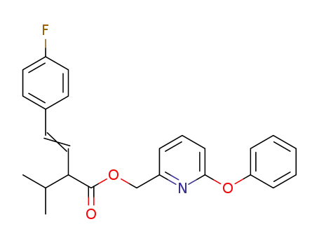 (6-phenoxy-2-pyridyl) methyl 4-(4-fluorophenyl)-2-isopropyl-3-butenoate