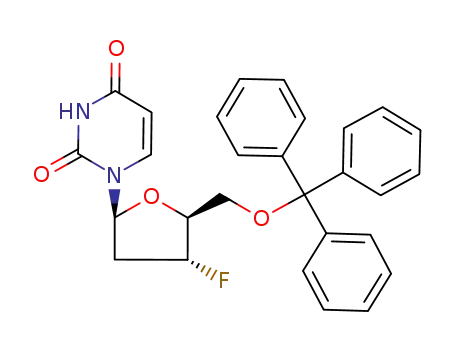 1-((2S,4R,5S)-4-Fluoro-5-trityloxymethyl-tetrahydro-furan-2-yl)-1H-pyrimidine-2,4-dione