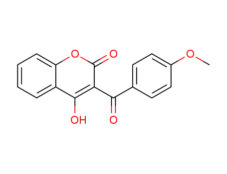 4-hydroxy-2-oxo-2H-coumarin-3-yl 4-methoxyphenyl ketone
