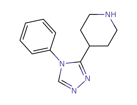 Piperidine, 4-(4-phenyl-4H-1,2,4-triazol-3-yl)-