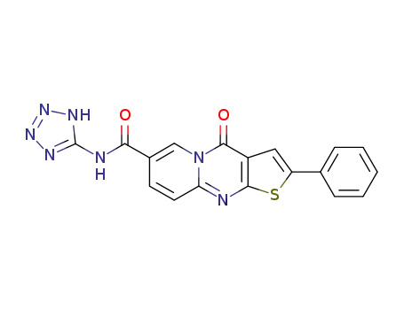 4-oxo-2-phenyl-N-1H-tetrazol-5-yl-4H-pyrido[1,2-a]thieno[2,3-d]pyrimidine-7-carboxamide