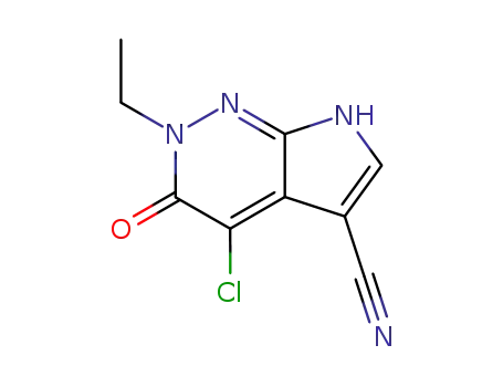 4-chloro-5-cyano-2-ethyl-7H-pyrrolo[2,3-c]pyridazin-3(2H)-one