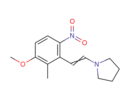Pyrrolidine, 1-[2-(3-methoxy-2-methyl-6-nitrophenyl)ethenyl]-
