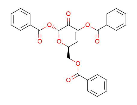 Molecular Structure of 52080-38-3 (6-[(benzoyloxy)methyl]-3-oxo-3,6-dihydro-2H-pyran-2,4-diyl dibenzoate)